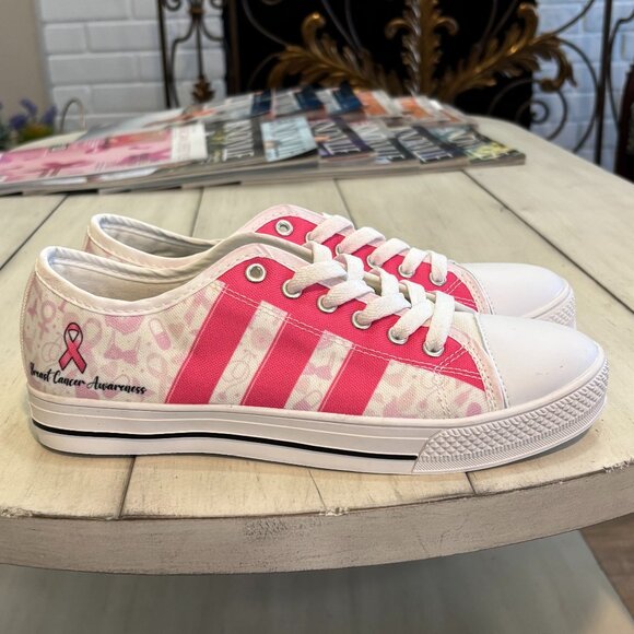 Breast Cancer Awareness Sneakers, Never Worn! - Picture 1 of 8